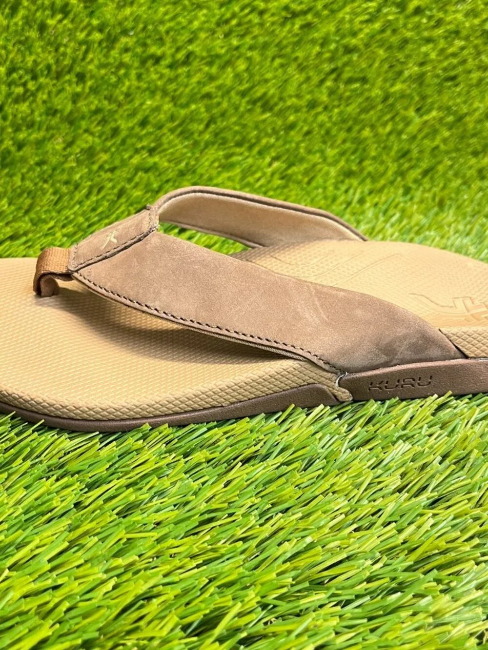 Kuru‎ Kala 2 Womens Size 5 Brown Beach Walking Outdoor Flip Flop Thong Sandals